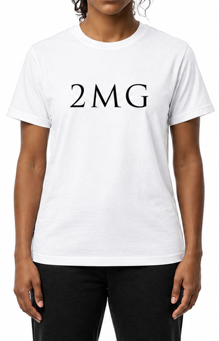 Women's White 2MG T-Shirt